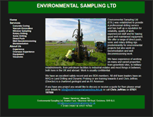 Tablet Screenshot of environmentalsampling.ltd.uk